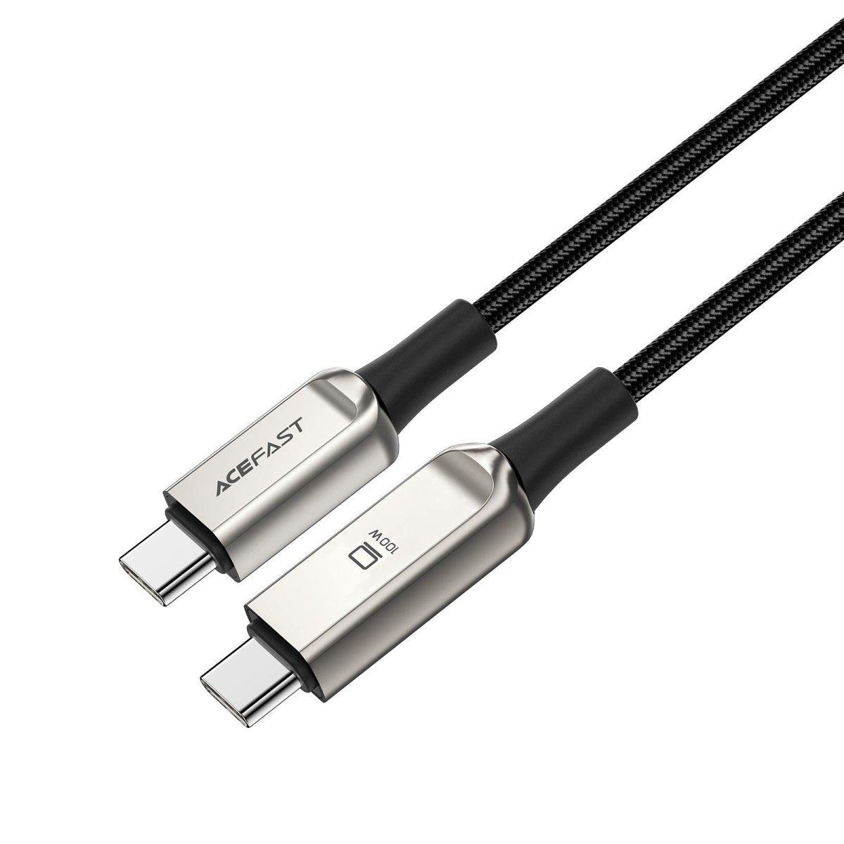 SILVER C6-03ACEFASTACEFAST 100W LED Display USB C to USB C Cable C6-03 - ACEFASTSILVER C6-03