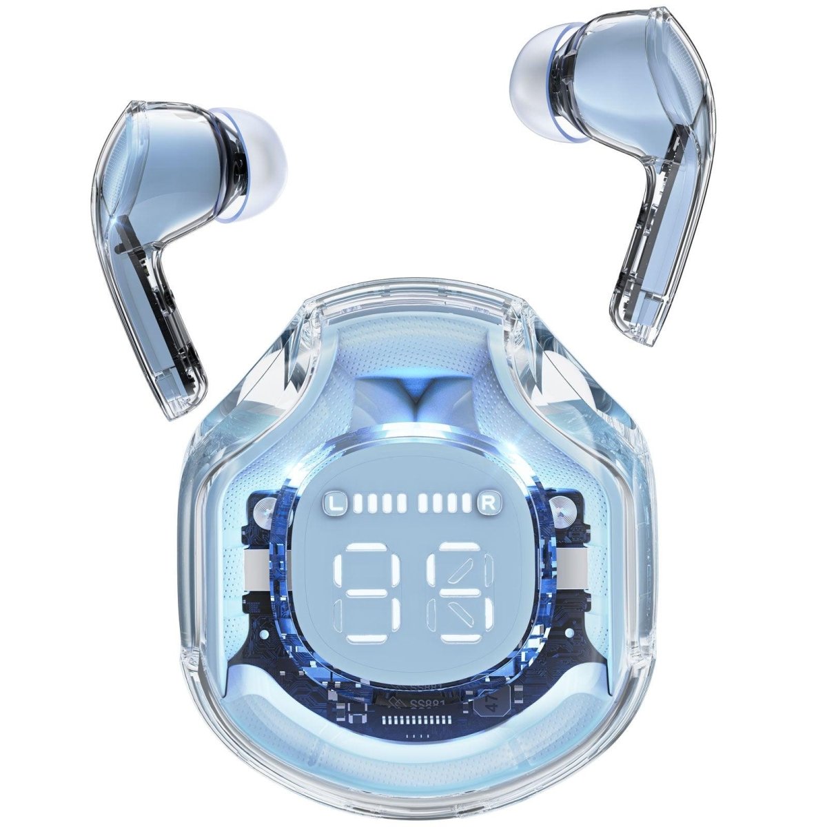T8 冰蓝色ACEFASTACEFAST Crystal (2) Earbuds T8 - ACEFASTT8 冰蓝色