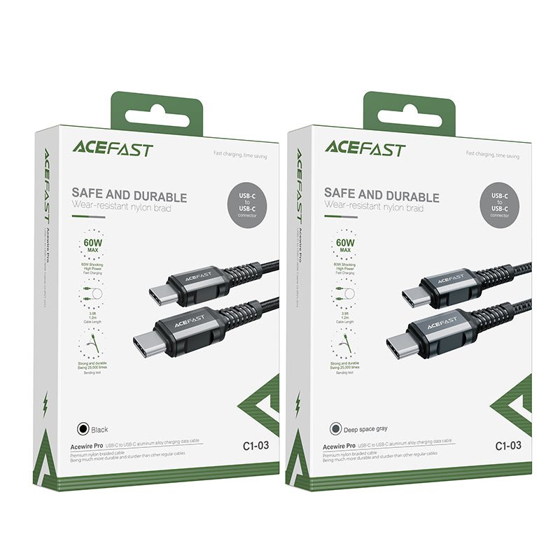 ACEFASTACEFAST C1-03 USB-C to USB-C Aluminum Cable