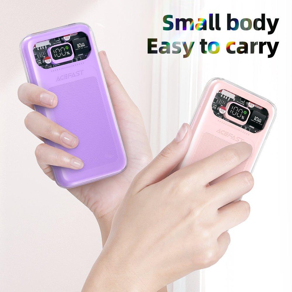 M1 Cherry blossomACEFASTM1 Mountain mistACEFASTFast Charge Power Bank M1 30W 10000mAhM1 Mountain mistM1 Cherry blossom